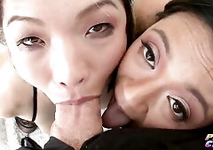 Two sluts go crazy for Mike’s big cock