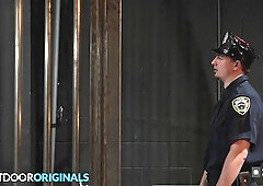 Trampy Cop Spin Humps Jailed Daddio - NextDoorStudios