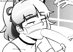 My tranny ally desires to suck my knob and I suck his booty - comic