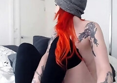 Sexy teen ebony solo toy masturbation