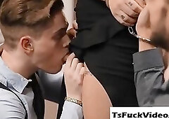 security guard barebacks tranny daisy taylor in front a