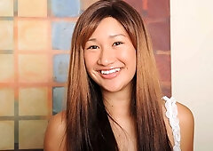 Sweetheart Asia Tai Lee feels a nice big white penis inside