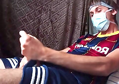 [abx][1][516] - Barcelona Football Fan Gets Horny At Home