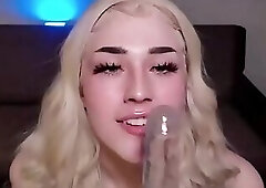 Teen masturbating on camera