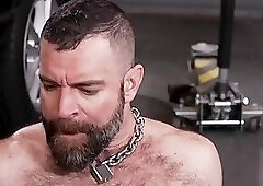 Wolfie and Aiden drill Wolfie's ass holes using their fist