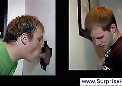 Gay turns wiener into stiff boner