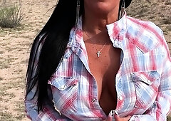 Beautiful brunette with big boobs jerk off instrucions