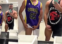 the strongman caught me in the gym douche