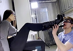 Lick My Boots Slave! How I Love To Spit And Lower The Slaves