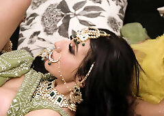 A couple of exotic sluts are fucked in an MFMF foursome