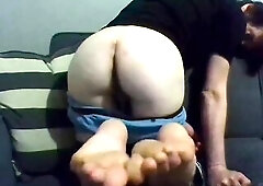 Get My Clitoris Hard By Worshipping My Smutty Anus And Indecent Feet & Toes So I Can Fill Your Holes