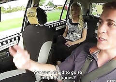 The taxi driver came across a fabulous blond. Tall and lengthy-legged, looking like a model. A professional massage therapist. All the driver had to d