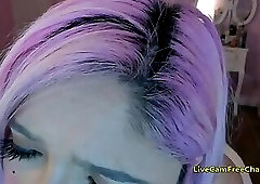 Adorable Kawaii Girl with Cute Smile and Blue Eyes