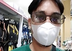 I had my first public wank in a mall restroom at a fan's request and it was super risky