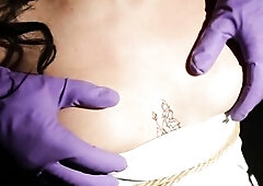 Gypsy girl tied up and gagged