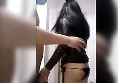 cute katoey kitty cat very sexually excited doing the work with her moutn and butt