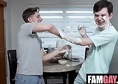 Creamy Frosting Dripping From the Messy Twinks’ Holes Dakota Lovell, Dex Devall, Bruce Beckh