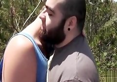 Bastian and Charlie fuck outside