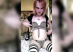 I play with my sex toy and eat cum