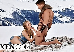 Alone with a glamorous golden-haired in a winter wonderland at the end of the world... and Bella's boyfriend is glued to his phone? Bella's 