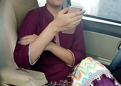 Indian Cute Rich Girl Fucking With Boyfriend In Video Call Seduce Him In Front Of Personal Car Driver Outdoor Risky Video Call