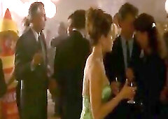 Jennifer Aniston sexy showing a lot of cleavage in various scenes from Picture Flawless.