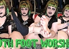 Goth foot worship TRAILER