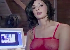 Presley Maddox enjoys the warm cum dripping after a wild blowjob