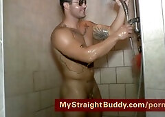 Naked men shower, gay douche vestiaire, straight military shower