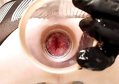 Loving this playtime, water feels so warm and movement of my cunt makes me ooze