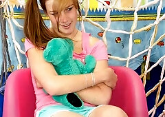 Ginger teen is hungry for a dick