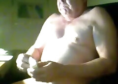 grandpa orgasm nice body face expression