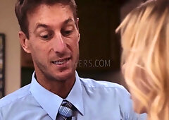 Ashley Lane gives in to forbidden desire with her stepcousin in a heated home encounter