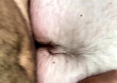 Married man looking for beefstick in the forest