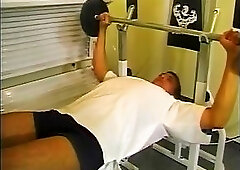 Gays ass fucking in the gym