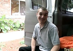 Tricked hetro cum drench