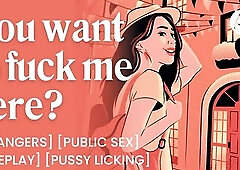 Public Rooftop Bang with a Stranger - Immodest Talk & Cunt Licking – Porn Erotic Story