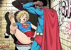 Cuckold Spouse Shamefully Watches His Wife Get Screwed by a Ebony BBC Superman