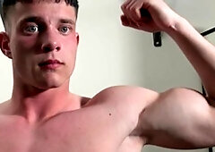 East Boys - Muscled amateur Flex wishes sloppy fucking