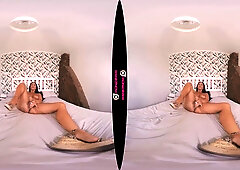 Rule Breaker - Cute Maid Stripping on the Bed - SexLikeReal