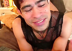 Big dick latino, big cock blow, loads