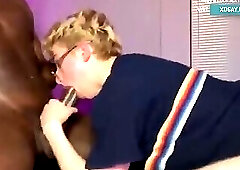 Twink Suck Big Monster Black Cock