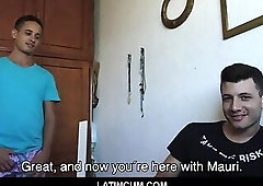 Two Hot Amateur Latino Twink Boys Fuck For Cash POV