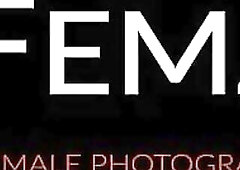 Unbelievably marvelous hotty with brown hair and outstanding body gifts her to u in public space by dancing sluggishly.