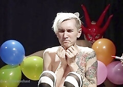 NICKY WITH BALLOONS AND BDSM