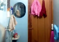 Exclusive- Big Boob Desi Bhabhi Bathing Video Record By Hidden Cam