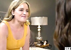 Large booty lesbo and hawt chicks enjoyed snatch licking and sex-toy screwing