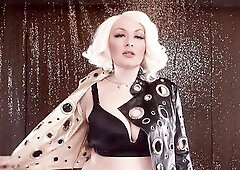 Cum Eating Instructions Movie scene - hot golden-haired  - FemDom POV hawt movie