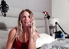 Close up Of Teen Masturbating