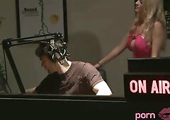 Snatch eaten office blonde with big boobs